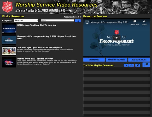 Worship Service Resources